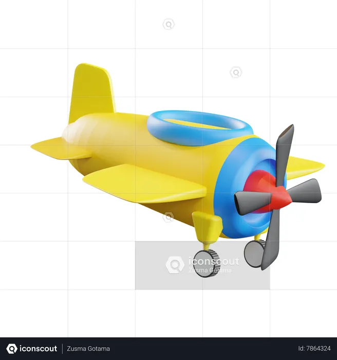 Airplane  3D Icon