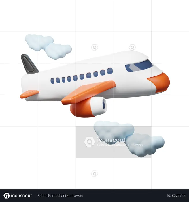 Airplane  3D Icon