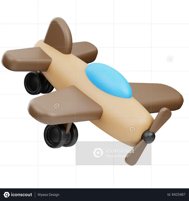 Airplane  3D Icon