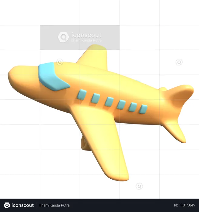 AIRPLANE  3D Icon