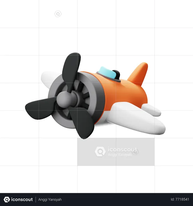 Airplane  3D Icon