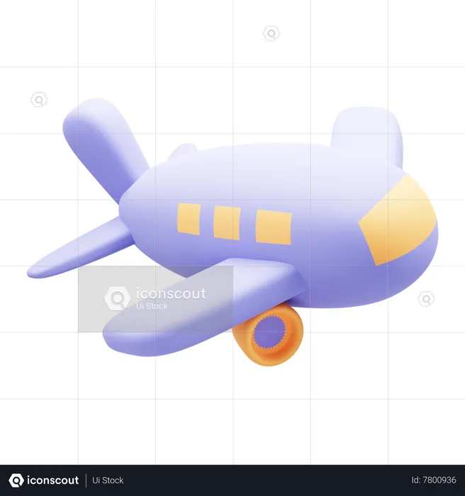 Airplane  3D Icon