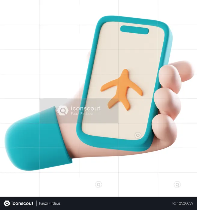 Airplane Mode  3D Icon