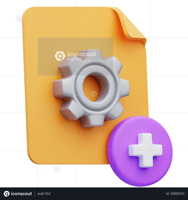 Ajouter une tâche de gestion de projet  3D Icon