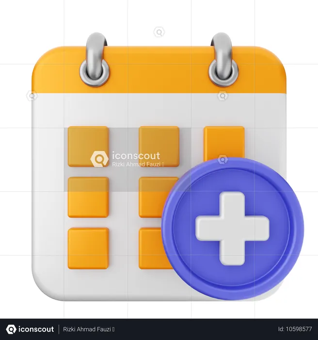 Ajouter un calendrier  3D Icon