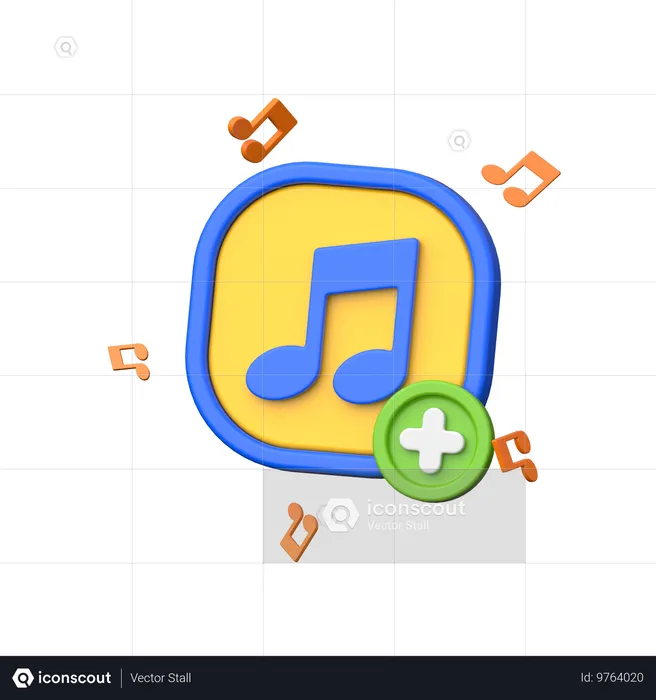 Ajouter de la musique  3D Icon