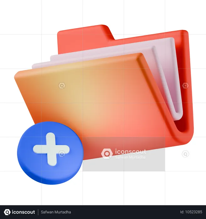 Ajouter un document  3D Icon