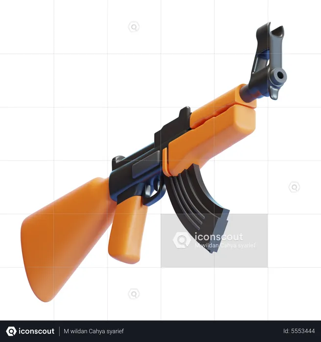 AK47  3D Icon