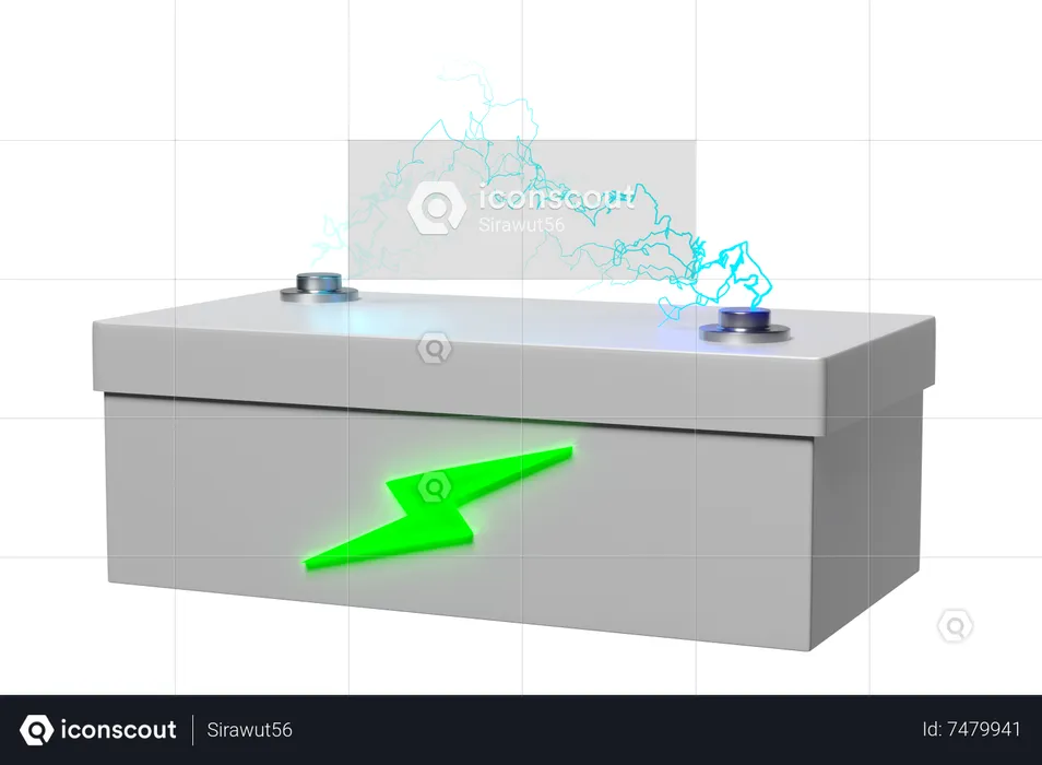 Akkumulator  3D Icon