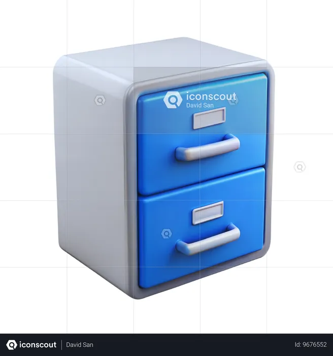 Aktenschrank  3D Icon