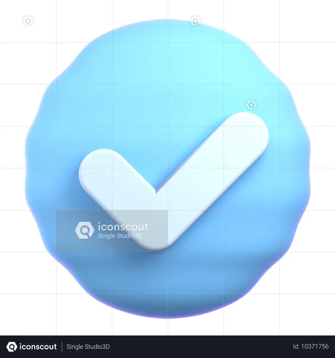 Akzeptiert  3D Icon