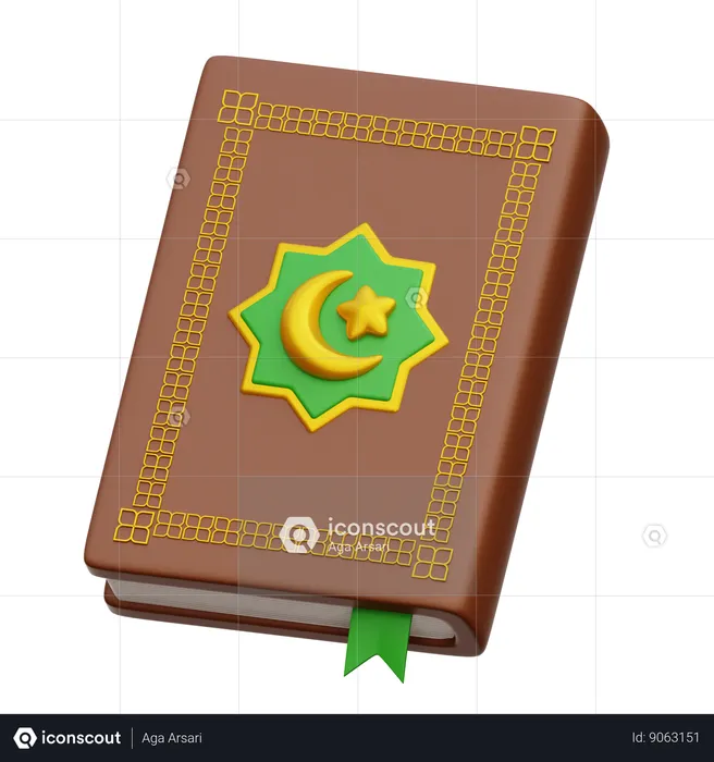 Al Koran  3D Icon