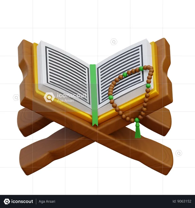 Al Koran  3D Icon