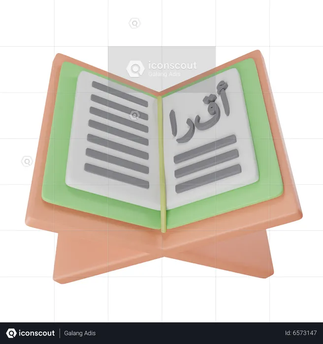 Al Quran Book  3D Icon