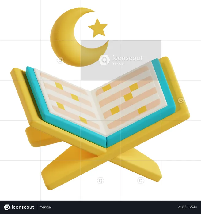 Al Quran Book  3D Icon