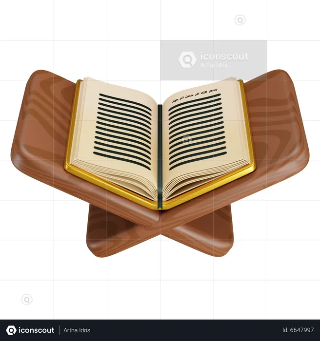 Al Quran Book  3D Icon
