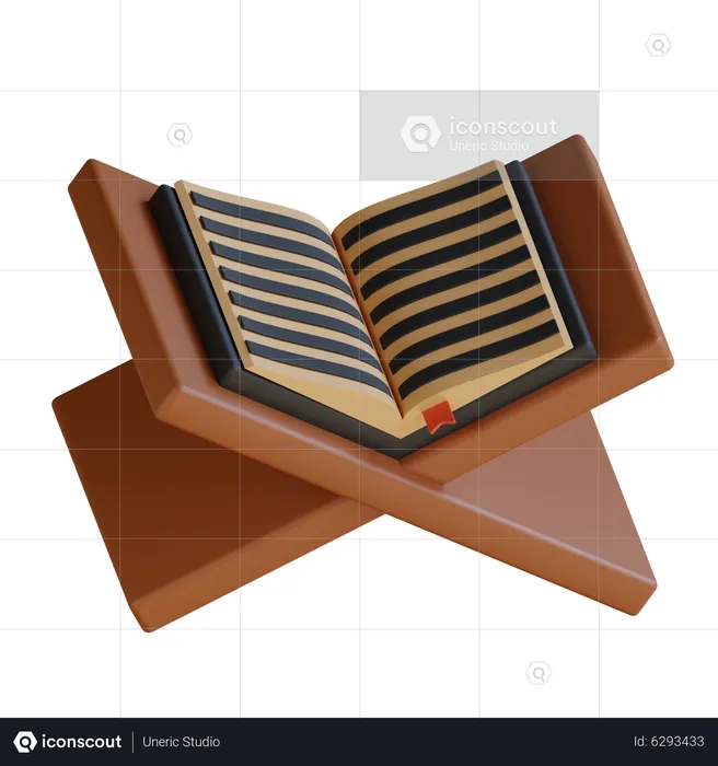 Al Quran Book Read  3D Icon