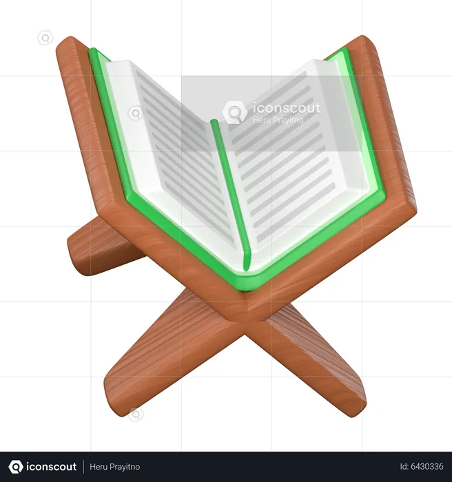 Al Quran Book Read  3D Icon