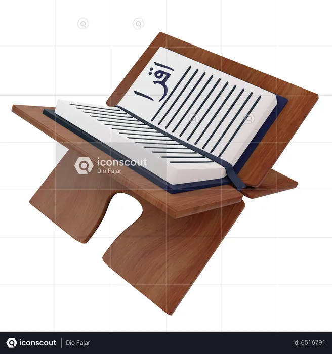 Al-Quran-Buch  3D Icon