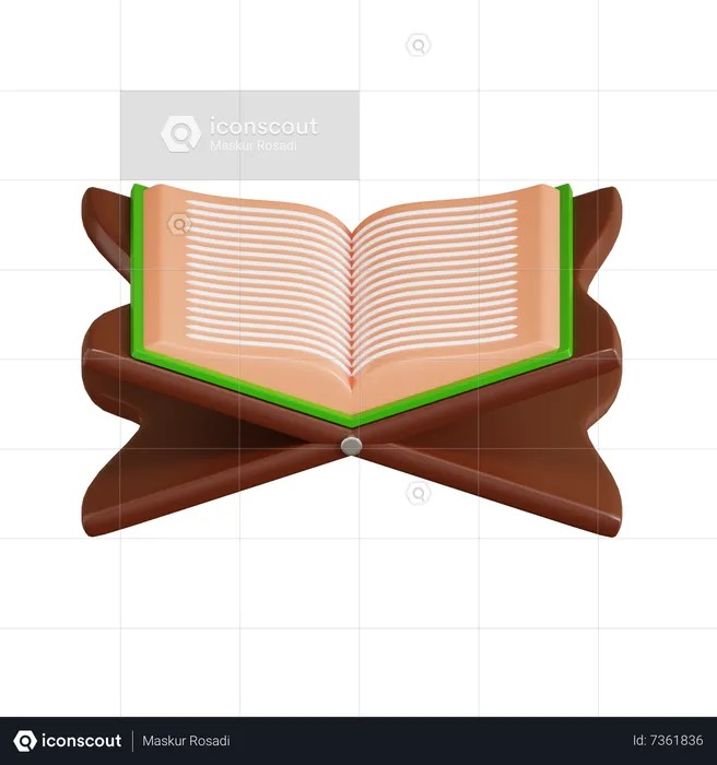 Al-Quran-Buch  3D Icon