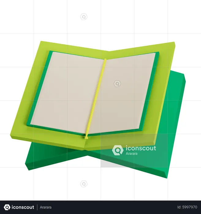 Al-Quran Holy Book  3D Icon