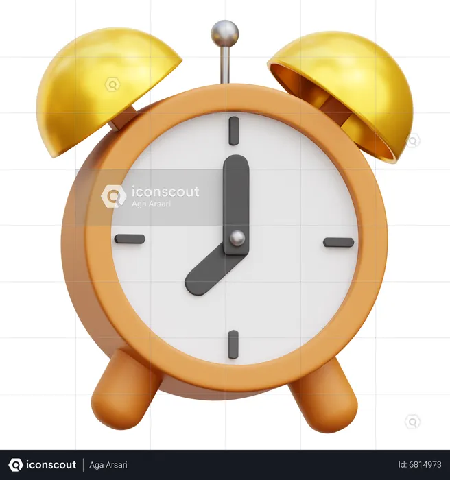 Alarm  3D Icon