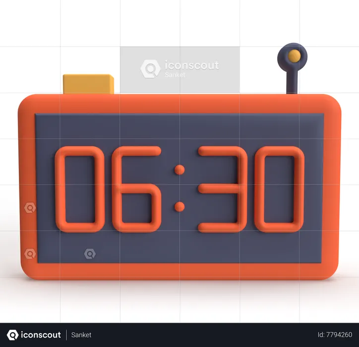 Alarm  3D Icon