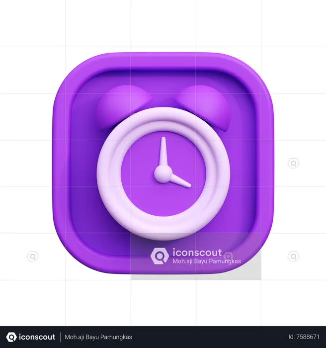 Alarm  3D Icon