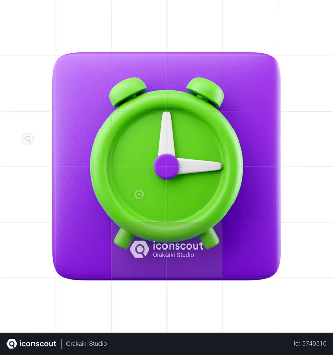 Alarm  3D Icon