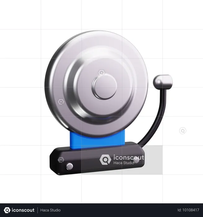 Alarm Bell  3D Icon