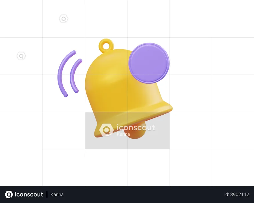 Alarm Bell  3D Illustration