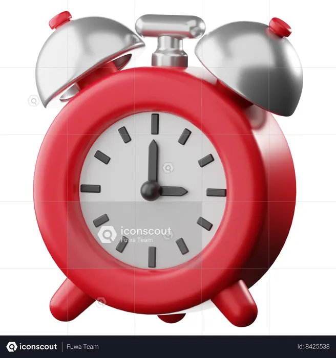 Alarm Clock  3D Icon