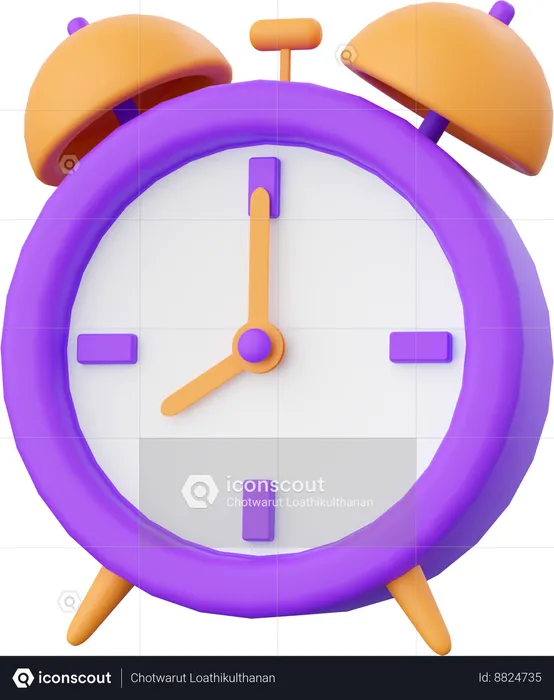 Alarm clock  3D Icon