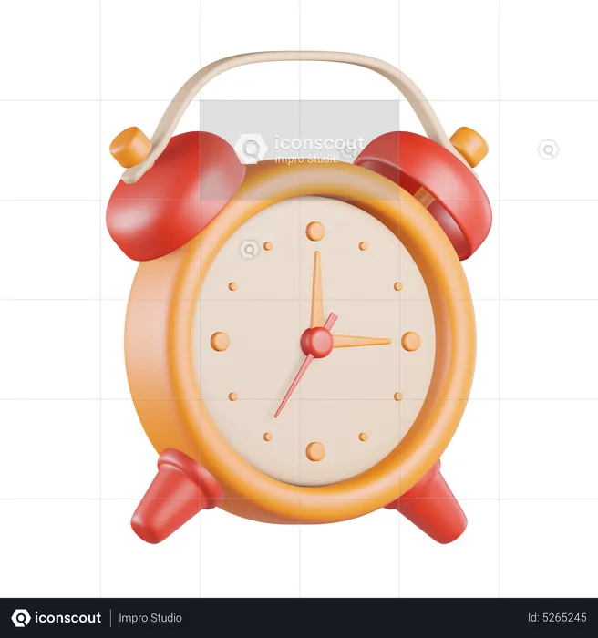 Alarm Clock  3D Icon