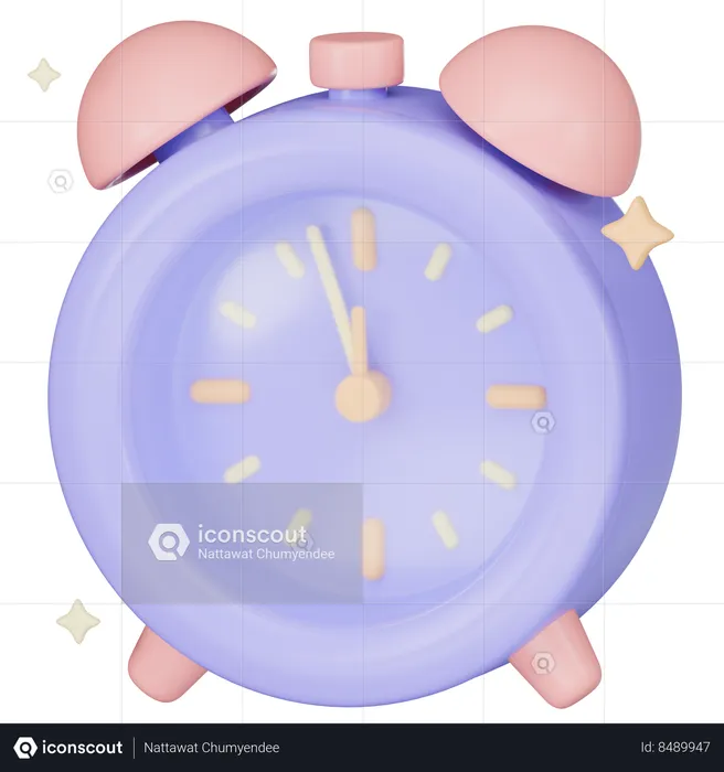 Alarm Clock  3D Icon