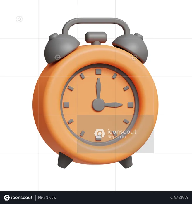 Alarm Clock  3D Icon