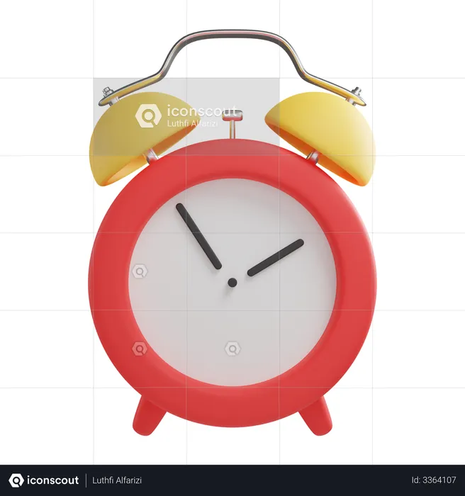 Alarm Clock  3D Icon