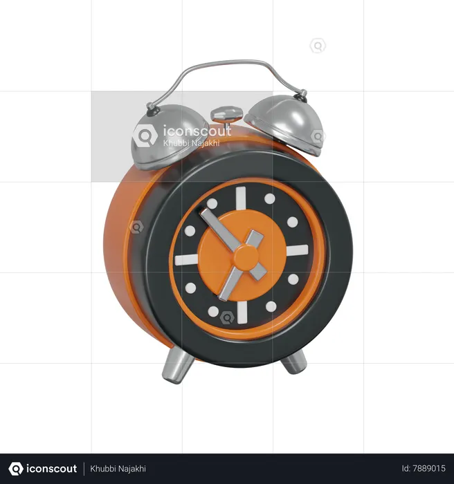 Alarm Clock  3D Icon