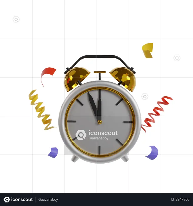 Alarm Clock  3D Icon