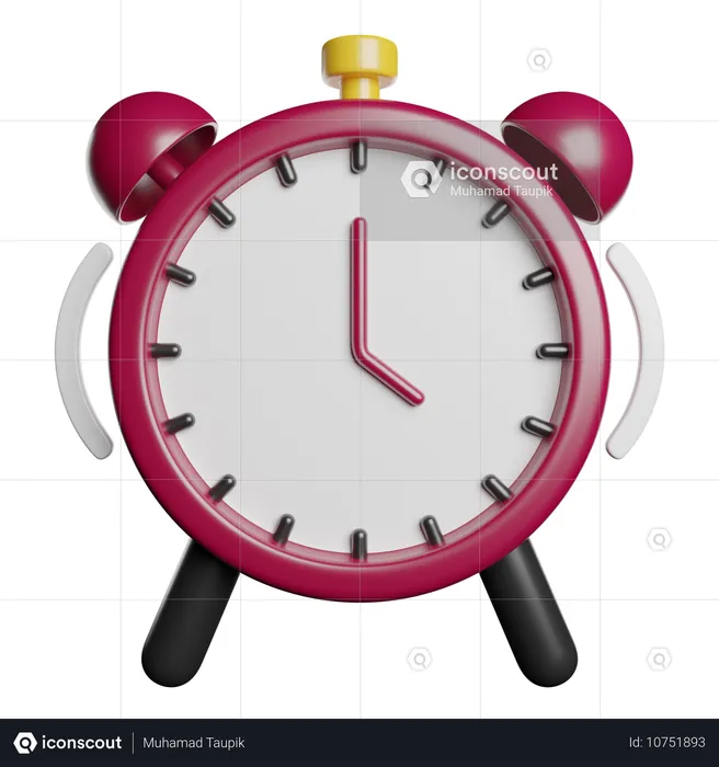 Alarm Clock  3D Icon