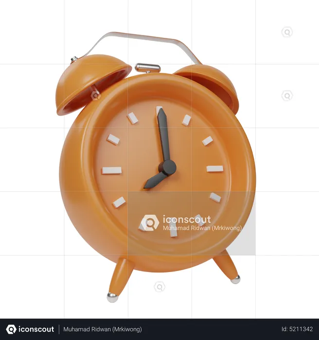 Alarm Clock  3D Icon