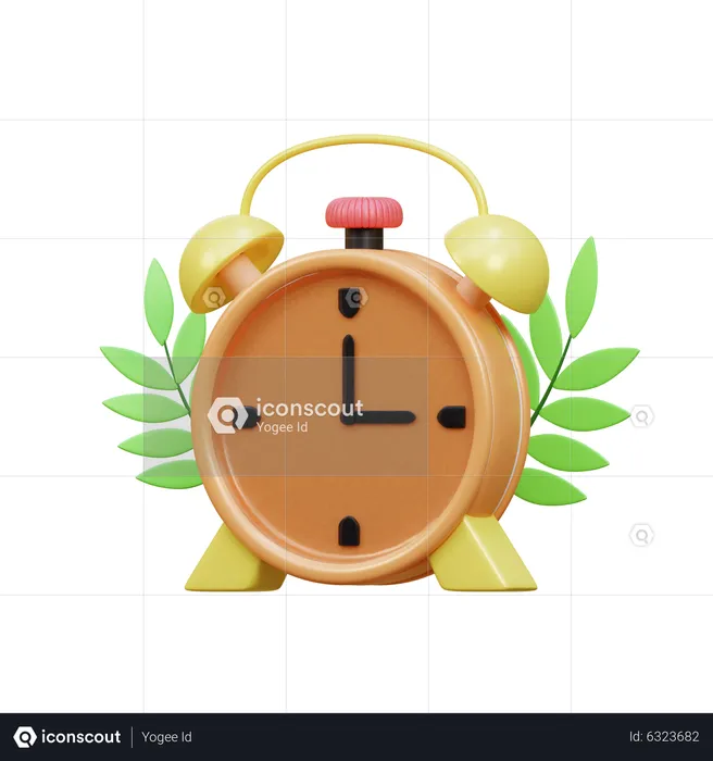 Alarm Clock  3D Icon