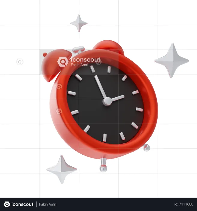 Alarm Clock  3D Icon