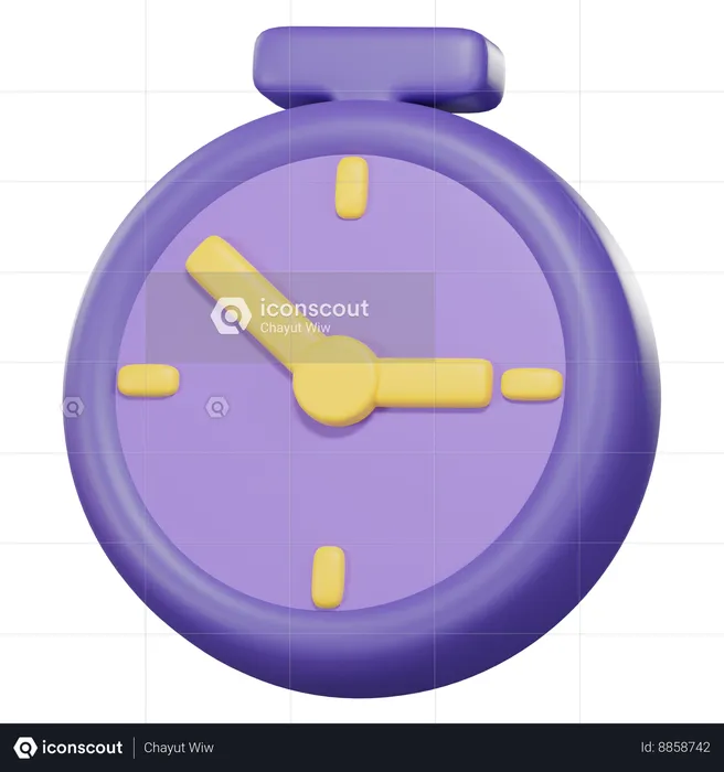 Alarm Clock  3D Icon