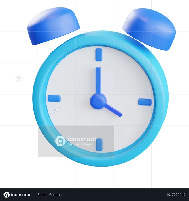 Alarm Clock  3D Icon