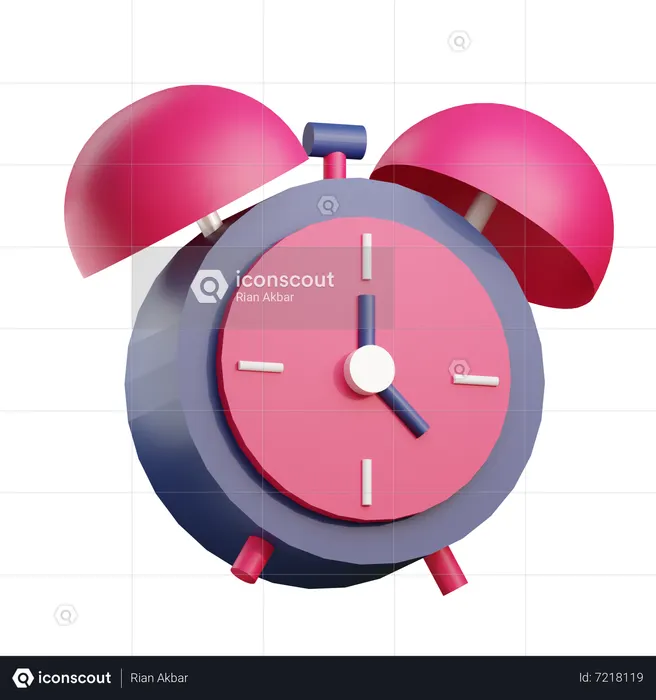 Alarm Clock  3D Icon