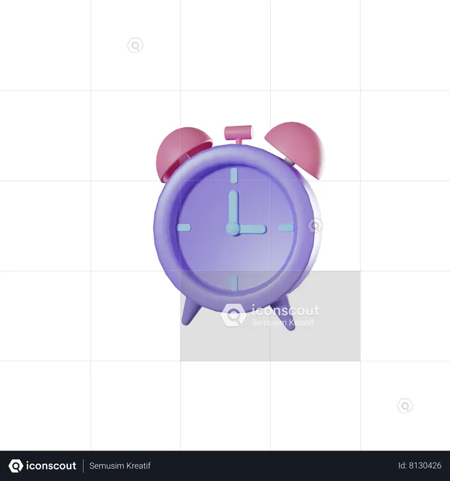 Alarm Clock  3D Icon