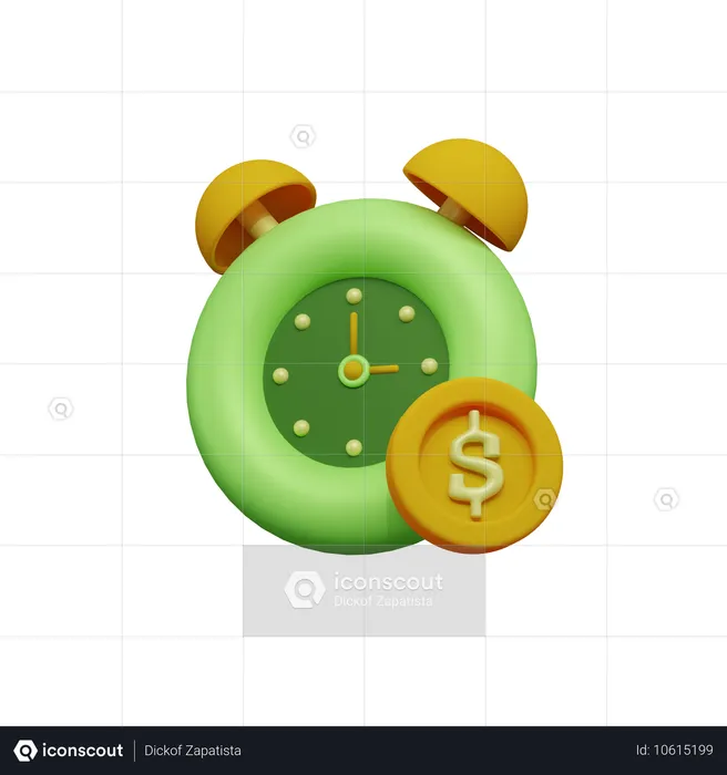 Alarm clock  3D Icon