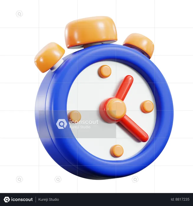 Alarm Clock  3D Icon