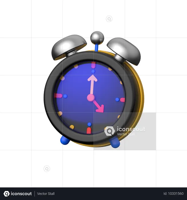 Alarm Clock  3D Icon